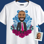 Grafikus férfi pólók – egyedi póló Egyedi ajándékok – rózsaszín kék www.customywear.com 29