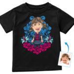 Magliette di tendenza per adolescenti – Maglietta personalizzata Regali personalizzati - Rosa blu www.customywear.com 29