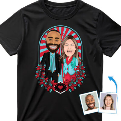 Personalized Couple Shirts – Custom Graphic Shirt T-shirts for Couple www.customywear.com 2