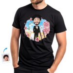 Maglietta The Groom – Maglietta con immagine personalizzata Regali personalizzati - Rosa nuziale www.customywear.com 30