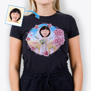 Personalised Bride T Shirt – Customized Tee Axtra - wedding www.customywear.com