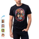 个性化家庭团聚T恤 - 定制图案T恤定制礼品 - 自拍镜 www.customywear.com 13