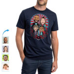 个性化家庭团聚T恤 - 定制图案T恤定制礼品 - 自拍镜 www.customywear.com 15