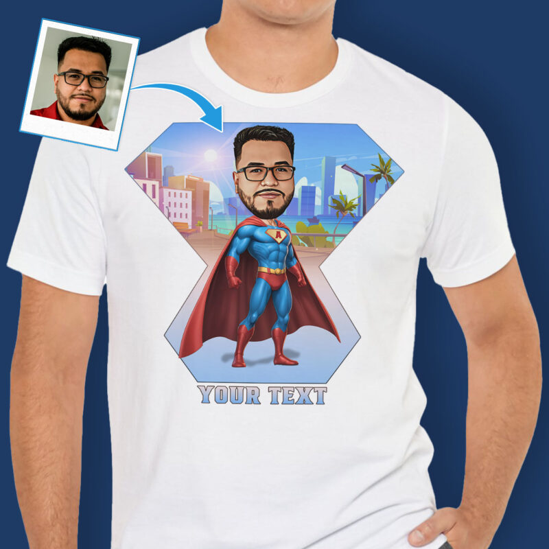 Koszulka z nadrukiem Superbohatera dla mężczyzn – Koszulka z grafiką na zamówienie Najlepiej sprzedające się produkty www.customywear.com 27