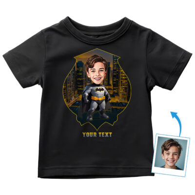 Custom T-shirt for Toddler – Photo to Superhero T-shirt Toddler Boy T-shirts www.customywear.com 2