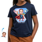 Noorte superkangelase T-särk tüdrukutele – isikupärastatud t-särk Sünnipäev www.customywear.com 31