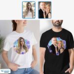 Regalo para una relación a distancia: camisetas personalizadas a juego para novios Pareja www.customywear.com 7