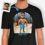 男性用ボディビルディングTシャツ - カスタムグラフィックシャツベストセラー www.customywear.com 5