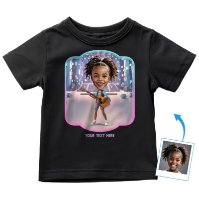 T-Shirt Bass Player – Toddler Girl Birthday Guitar Tee Toddler Girl T-shirts www.customywear.com 2
