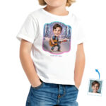 T-Shirt with Guitar Print – Toddler Guitar Birthday Gift Customywear www.customywear.com 4 T-Shirt with Guitar Print – Toddler Guitar Birthday Gift Toddler Boy T-shirts www.customywear.com 4