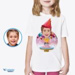 カスタム誕生日ガールシャツ - パーソナライズされた若者のお祝いTシャツ誕生日 www.customywear.com 7