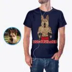 Custom Bodybuilder Dog T-Shirt – Personalized Gym Lover Tee Pet www.customywear.com 8