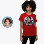 Custom Butterfly Yoga Woman T-Shirt | Personalized Nature-Inspired Tee T-shirts for Women www.customywear.com 7