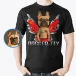 T-shirt personnalisé « Angel Dog Butterfly » | Portrait d'animal personnalisé Animal de compagnie www.customywear.com 8
