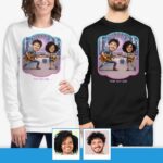 Guitar Long Sleeve Shirts – Birthday T-Shirt for Husband Custom Gifts - Ai Guitar www.customywear.com 7