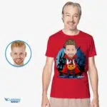 Kundetilpasset Halloween-græskarskjorte til mænd - personlig kostume-T-shirt Kundetilpassede gaver - Halloween www.customywear.com 10