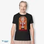 T-shirt personnalisé pour célébrant de mariage | Transformez votre photo en motif de prêtre Spécial Noël www.customywear.com 9