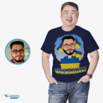 Personalized Ukrainian Flag T-Shirt | Custom Photo Tee for Ukraine Enthusiasts Country www.customywear.com 10