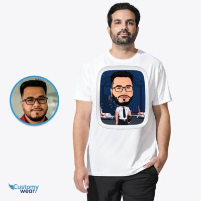 Personalized Pilot Graduation T-Shirt – Custom Aviation Gift T-shirts For Men www.customywear.com 2