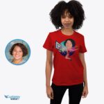 Maglietta da basket personalizzata | Regali per mamme amanti del basket per lei, ragazze e donne T-shirt per donna www.customywear.com 7