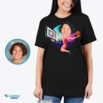 Maglietta da basket personalizzata | Regali per mamme amanti del basket per lei, ragazze e donne T-shirt per donna www.customywear.com 8