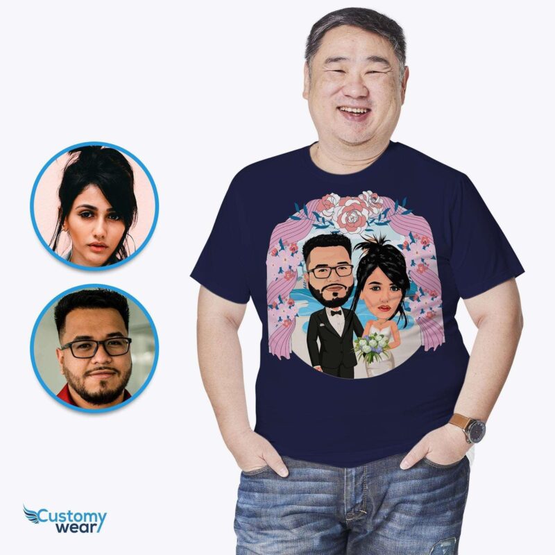 Custom-beach-wedding-couple-shirt-Just-married-couple-caricature-gifts-CustomyWear-157-1.jpg