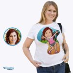 Custom Bowling Player T-Shirt – Transform Your Photo into Personalized Tee T-shirts for Women www.customywear.com 9