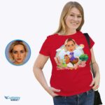 Custom Chicken Shirt – Transform Your Photo into Crazy Chicken Lady Tee T-shirts for Women www.customywear.com 10