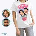 Spersonalizowana koszulka dla par Flying Together – spersonalizowana koszulka LGBTQ+ Honeymoon Koszulki dla Par www.customywear.com 7