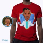 Maglietta personalizzata con caricatura di un medico Uomo www.customywear.com 7