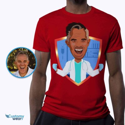 Custom Doctor Shirt – Personalized Doctor Caricature Tee T-shirts For Men www.customywear.com 2