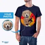 T-shirt personnalisé avec portrait d'animal de compagnie Animal de compagnie www.customywear.com 7