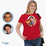 Gepersonaliseerd Dragon Ride-koppelshirt - Creëer je eigen T-shirt T-shirts voor koppels www.customywear.com 10
