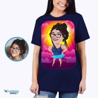 Personalized Muscle-Bound Gym T-Shirt – Transform Your Photo into Custom Bodybuilder Tee T-shirts for Women www.customywear.com 2