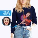 Personalisiertes Pole Dancer Portrait T-Shirt – Verwandeln Sie Ihr Foto in ein individuelles Tanz-T-Shirt Tanz www.customywear.com 6