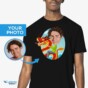 Özel komik ejderha tişörtü - Erkekler için peri kostümü - Sakallı ejderha - Çin ejderhası tişörtü - CustomWear - 595-1.jpg