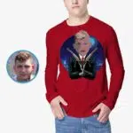 Aangepast gangster T-shirt - Hitman verjaardagsshirt voor hem, gepersonaliseerd Lange mouwen voor heren www.customywear.com 9