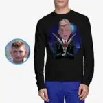 Aangepast gangster T-shirt - Hitman verjaardagsshirt voor hem, gepersonaliseerd Lange mouwen voor heren www.customywear.com 8