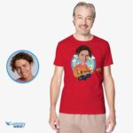 Custom Guitar Player Portrait T-Shirt – Transform Your Photo into Personalized Music Tee Men www.customywear.com 9