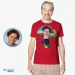 Isikupärastatud Mushroom Fantasy kohandatud T-särk – muutke oma fotot Mehed www.customywear.com 9