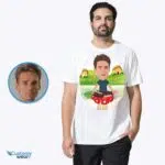 Személyre szabott gombapóló – Alakítsa fényképét hordható művé Férfiak www.customywear.com 7