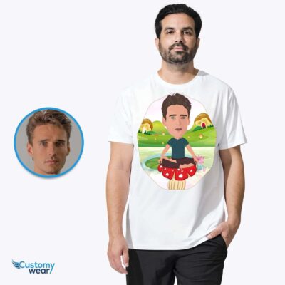 Personalized Mushroom Tee – Transform Your Photo into Wearable Art T-shirts For Men www.customywear.com 2