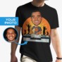 ???? Personnalisé DJ Caricature T-Shirt