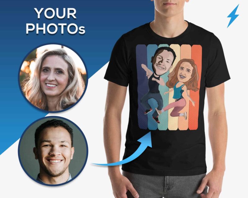 Personalized Hip Hop Dance Couple T-Shirt | Custom Photo Print Tee Dance www.customywear.com 7