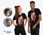 Personalized Latin Tango Dancer Couple T-Shirt | Custom Dance Passion Tee Dance www.customywear.com 11