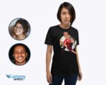 Personalized Sensual Dance Couple T-Shirt | Custom Salsa Passion Tee Dance www.customywear.com 10