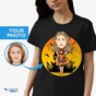???? Maglietta personalizzata di Halloween con zucca per donna