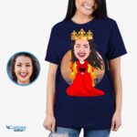 Personalizované tričko Queen Throne | Vlastní tričko Royal Dress Dámská trička www.customywear.com 7