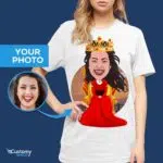 ???? Personalizada Reina Trono T-Shirt