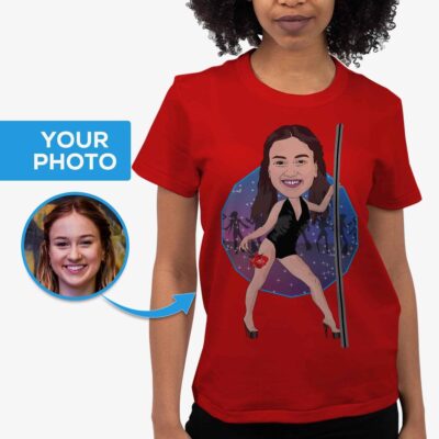 Personalized Pole Dance T-Shirt | Express Your Passion in Style! T-shirts for Women www.customywear.com